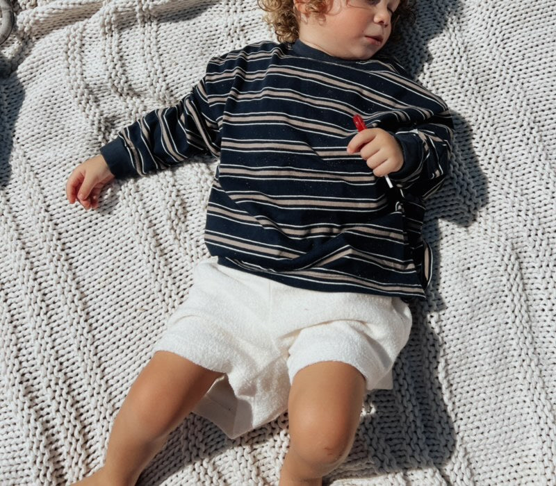 Beach Nights Striped Shirt
