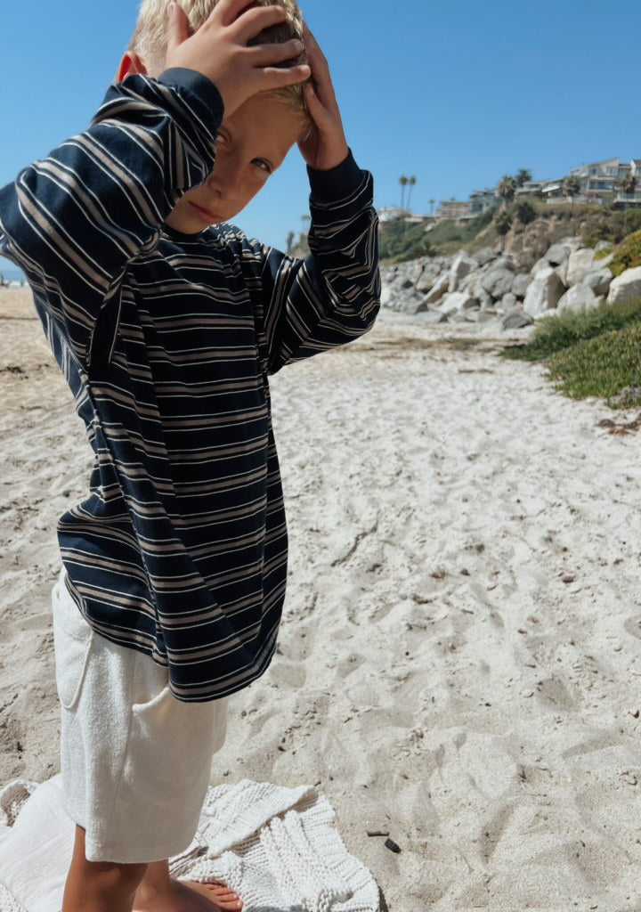 Beach Nights Striped Shirt