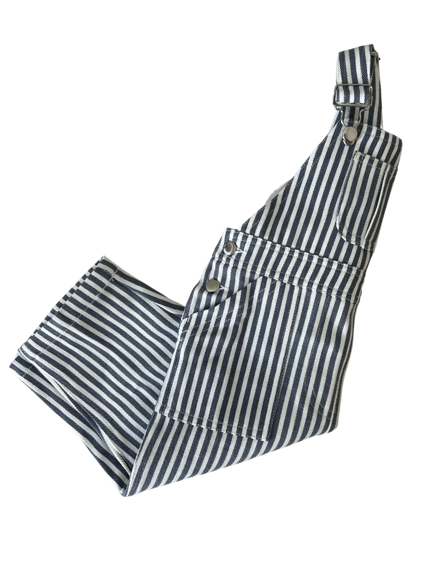 Summer Striped Overalls